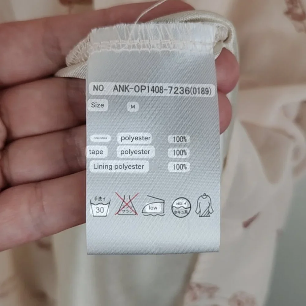 Ank Rouge Pink Cupid French Mini Dress sz M - Picture 9 of 10